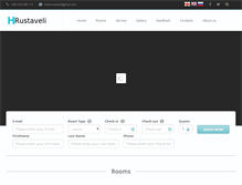 Tablet Screenshot of hotelrustaveli.com